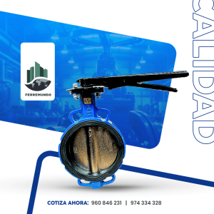 Válvula Mariposa con Palanca