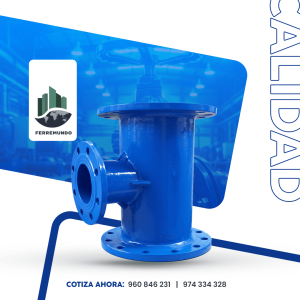 Tee Con Reducción Bridado Hierro Dúctil